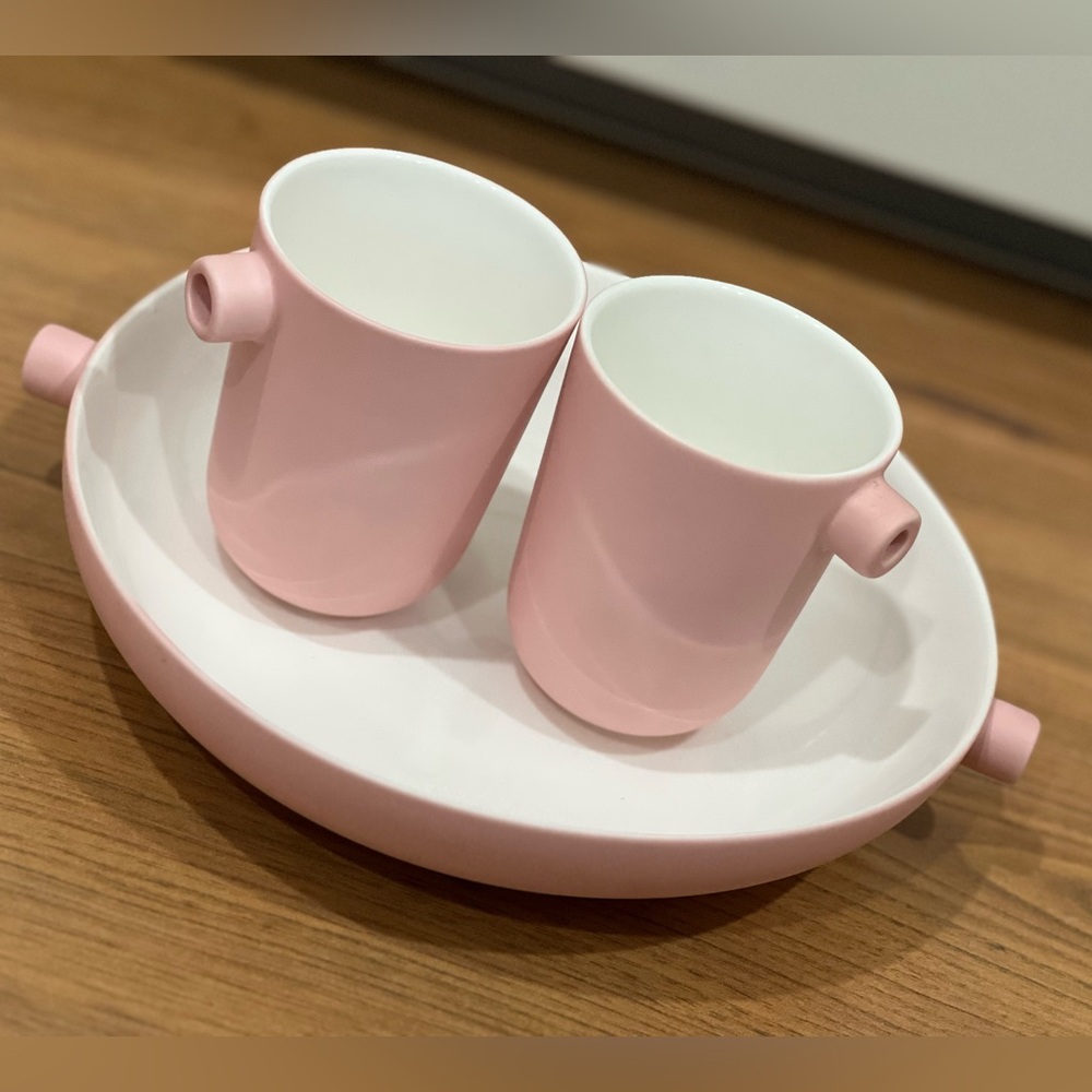 Soup bowl  and 2 coffee cups DAILY BEGINNINGS Catherine Lovatt for Serax